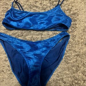 Triangl bikini blue